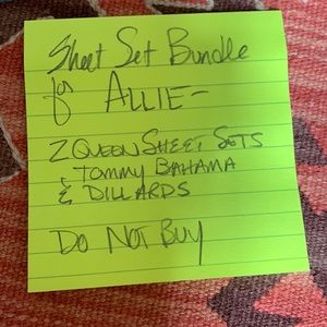 Two sheet sets for Allie Tommy Bahama and Dillard